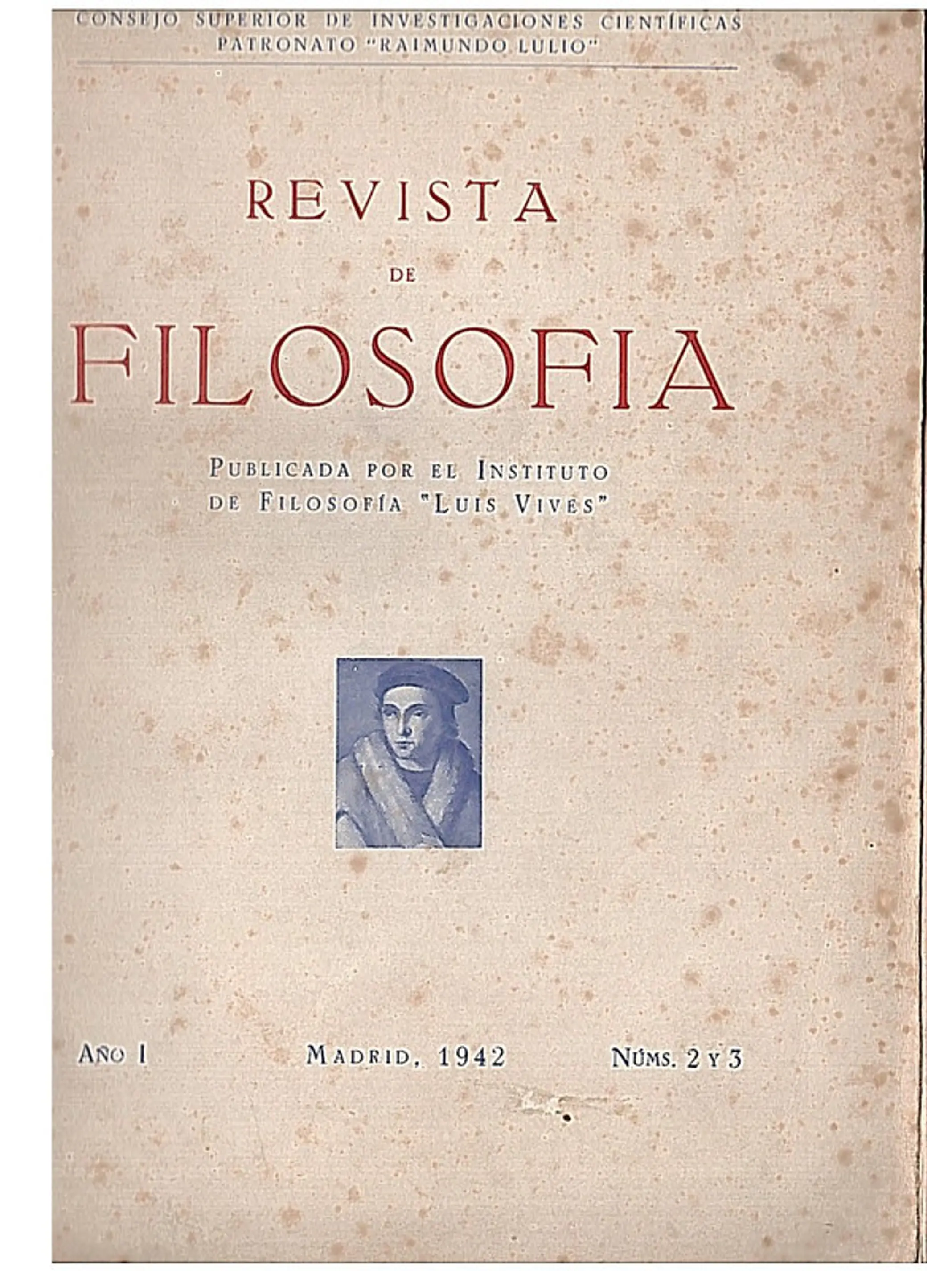 Revista de filosofia (Volumes 2 y 3) 1