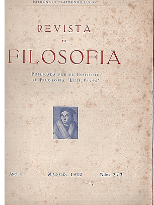 Revista de filosofia (Volumes 2 y 3)