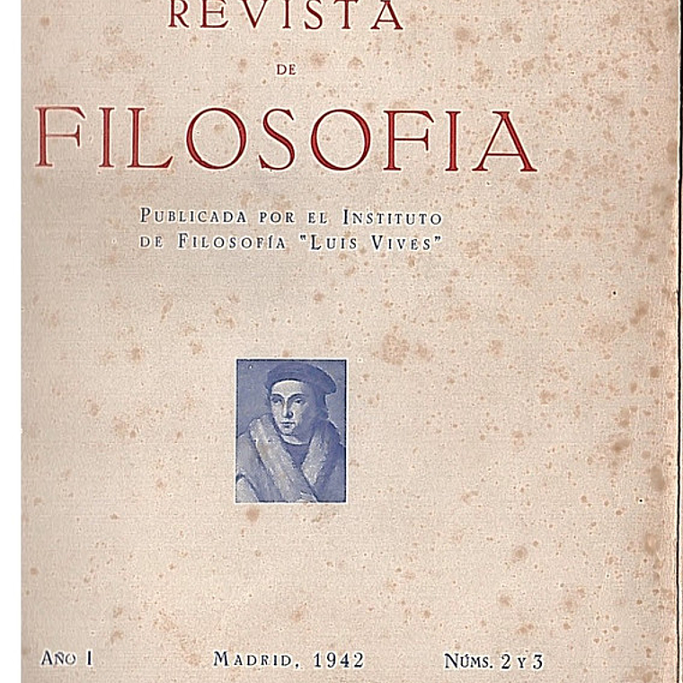 Revista de filosofia (Volumes 2 y 3) 1