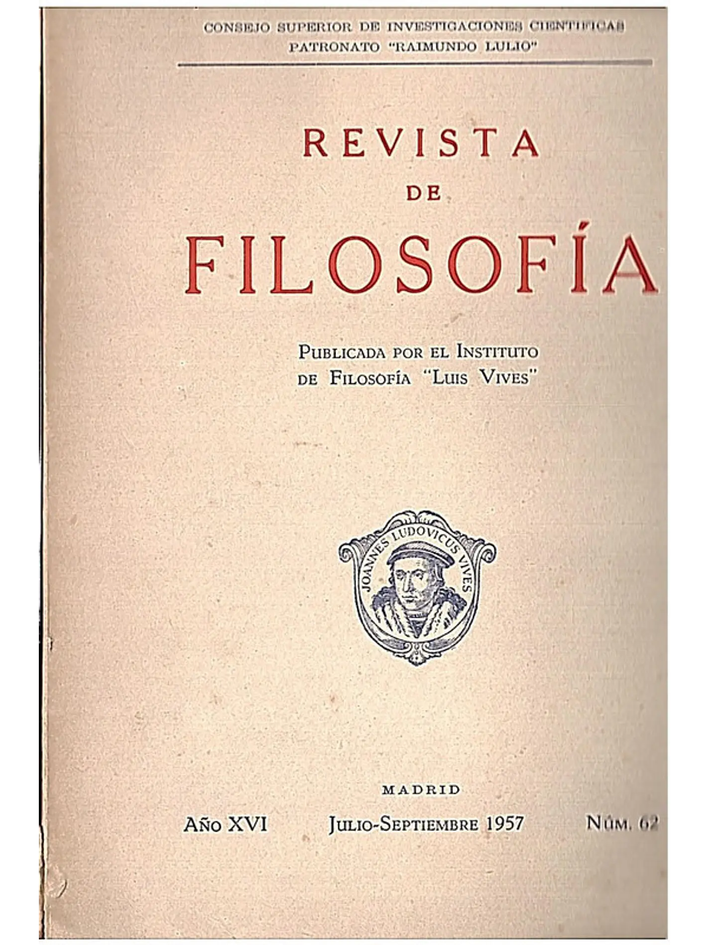 Revista de filosofia (Volume 62) 1