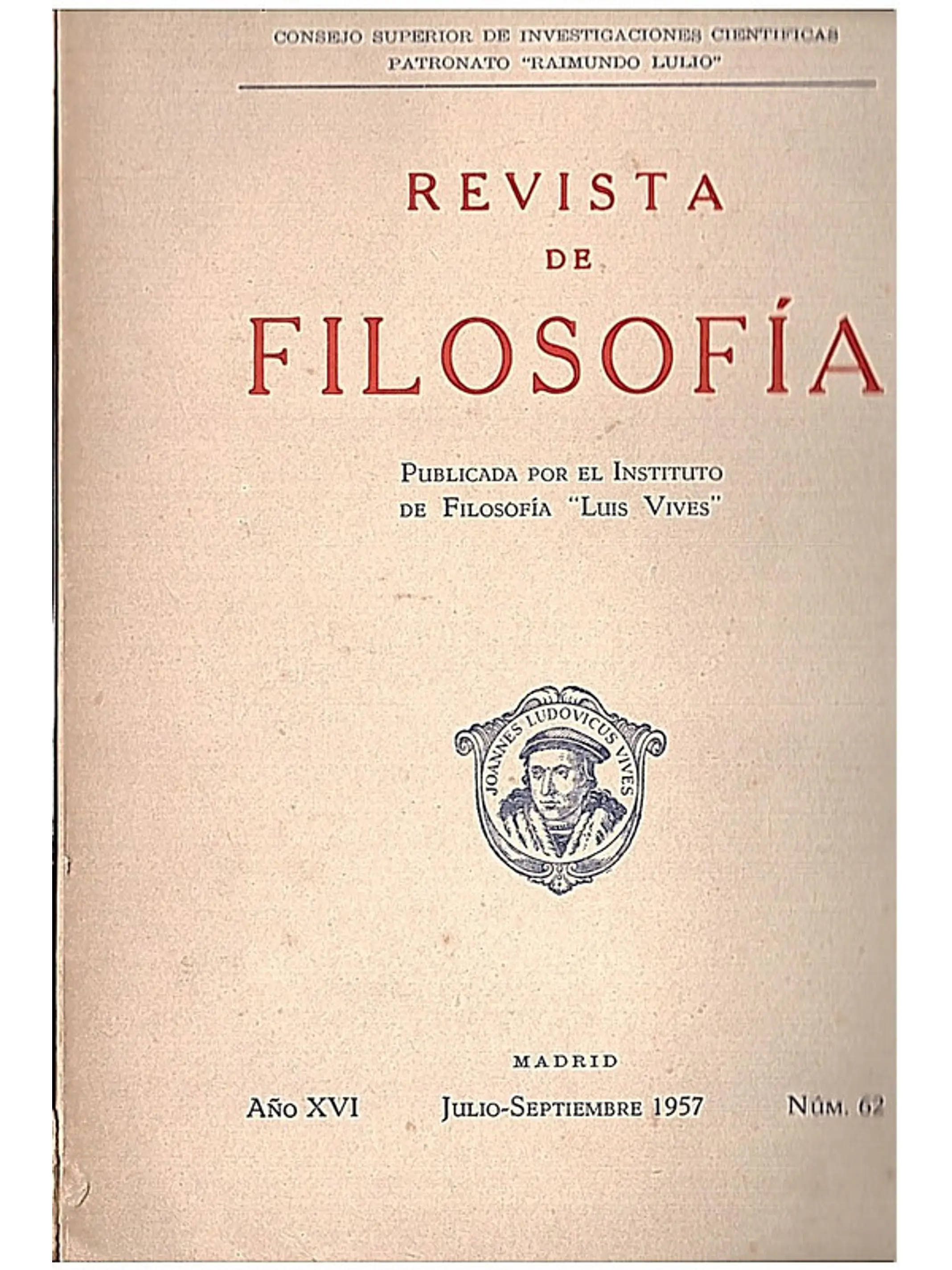 Revista de filosofia (Volume 62) 1