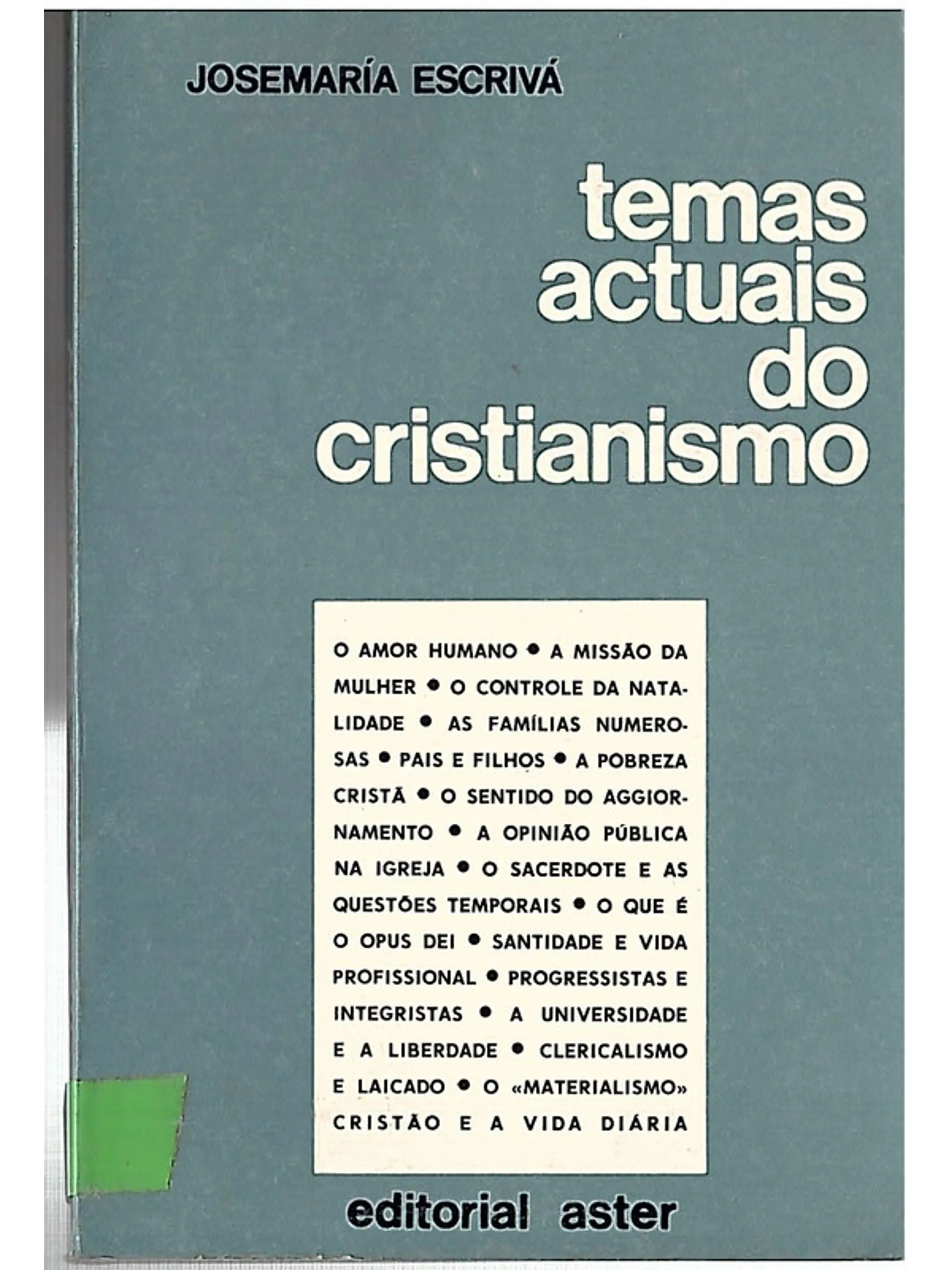 Temas atuais do cristianismo 1