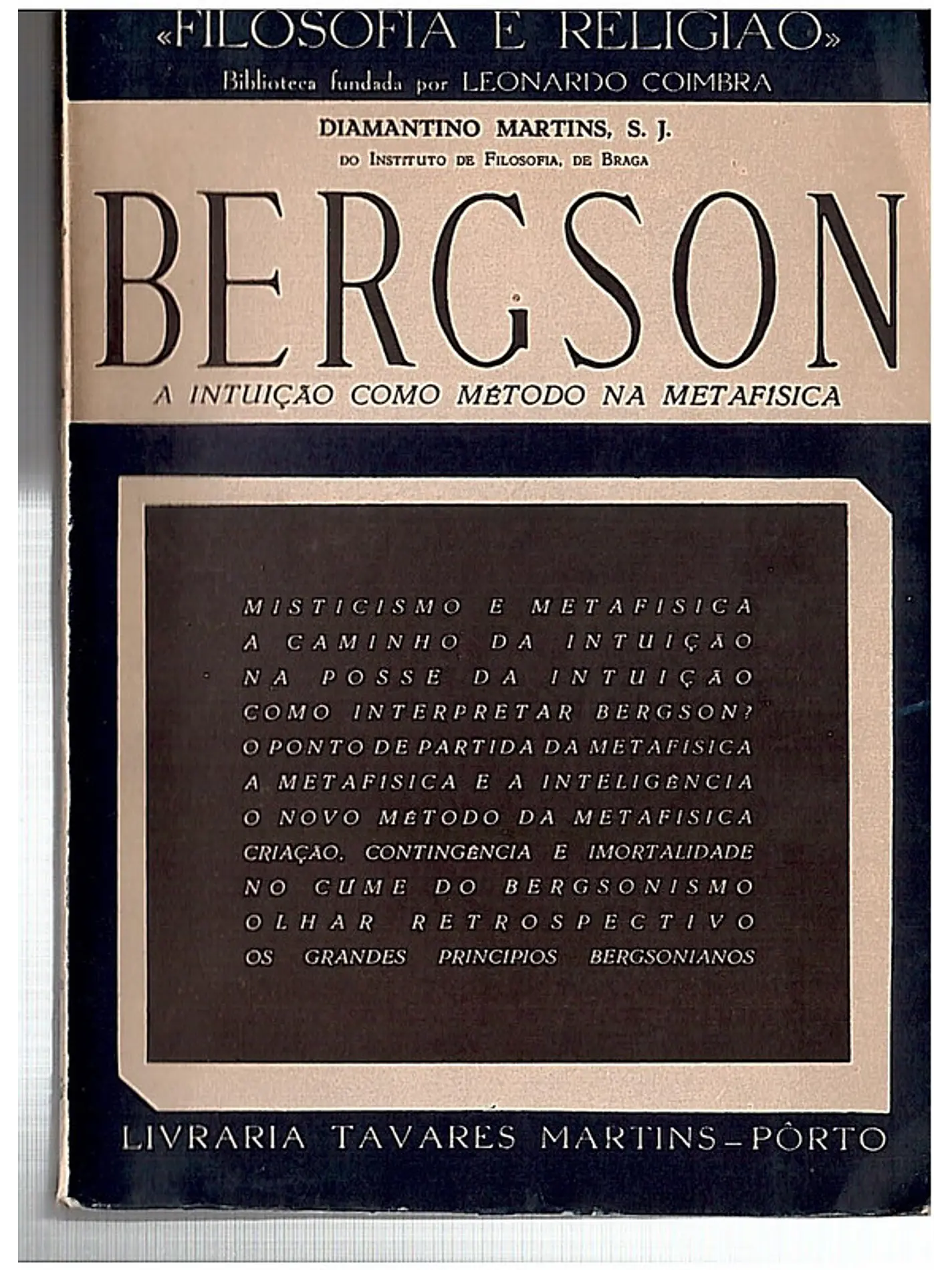 Bergson a intuição como método na metafísica 1