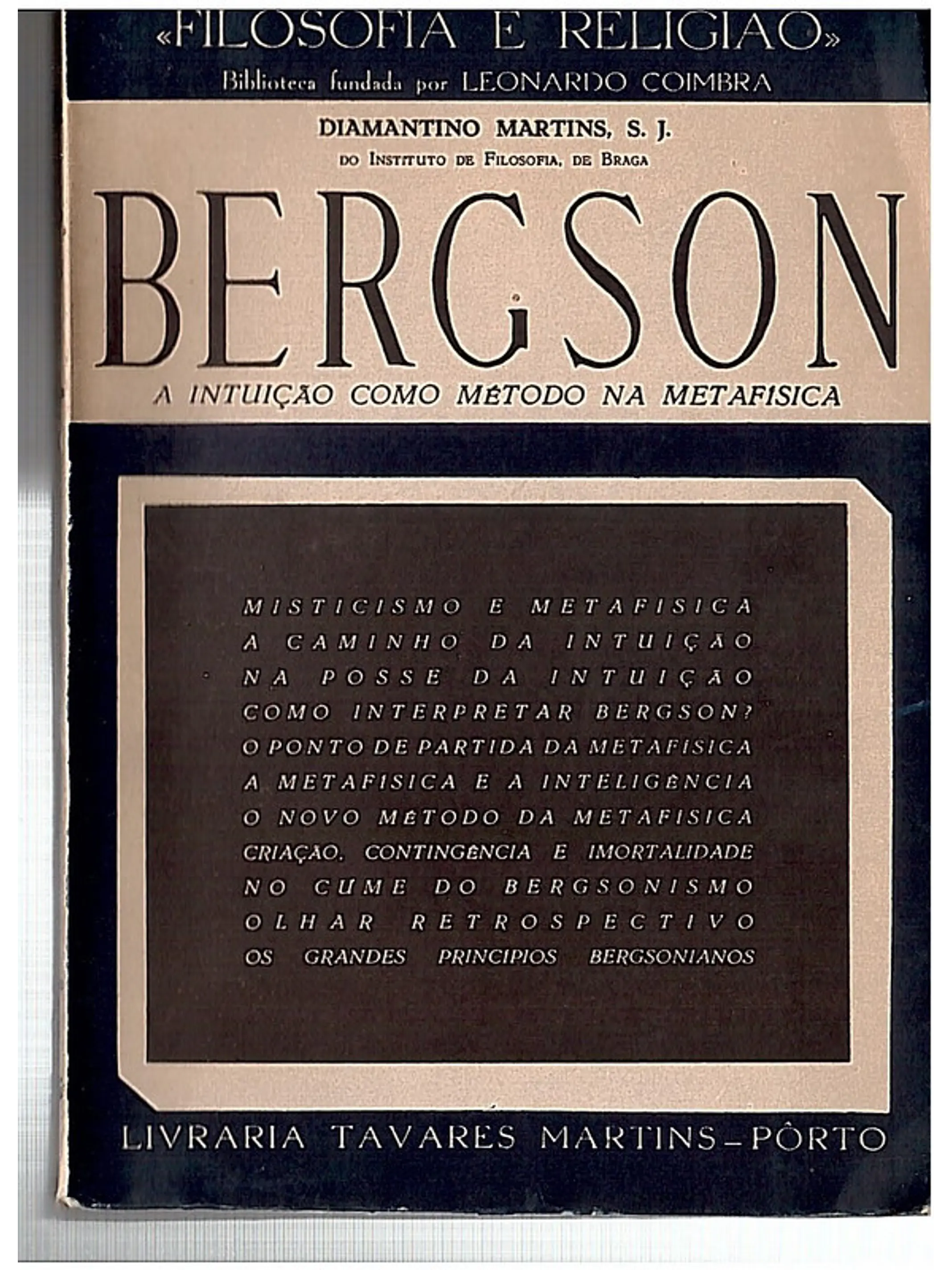 Bergson a intuição como método na metafísica 1