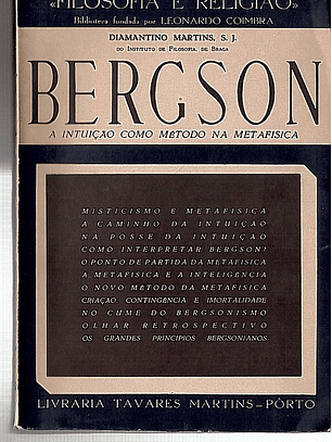 Bergson a intuição como método na metafísica