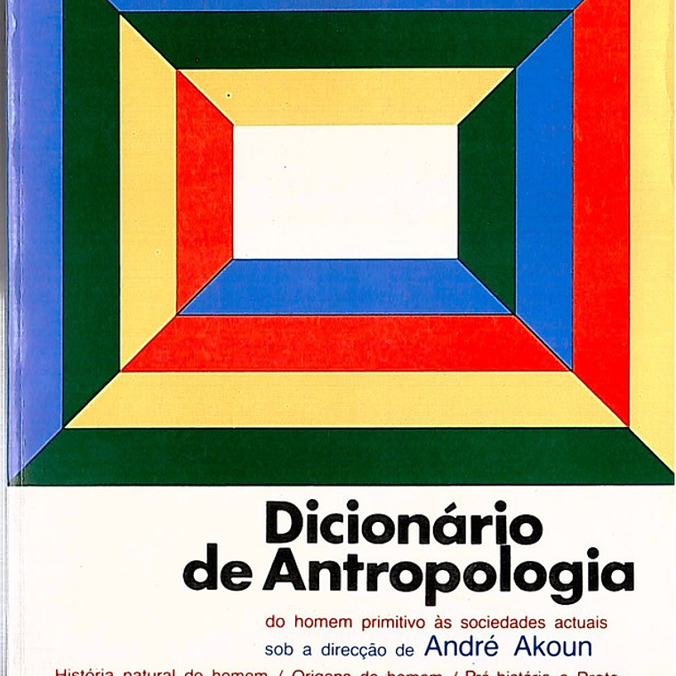 Dicionário de antropologia 1