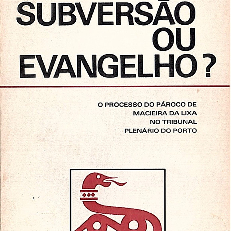 Subversão ou evangelho 1