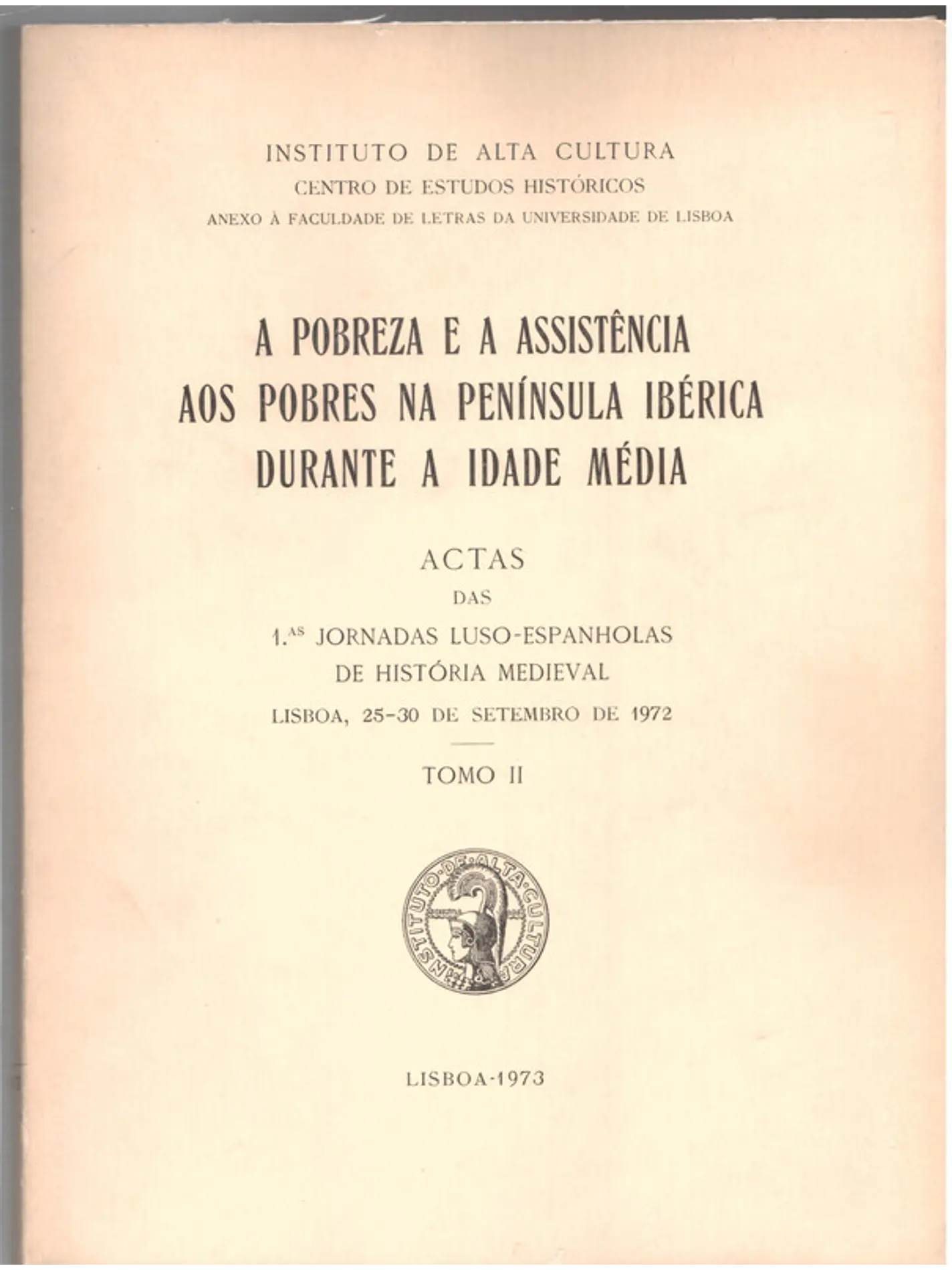A pobreza e a assistência aos pobres na Península Ibérica durante a idade média Volume dois 1
