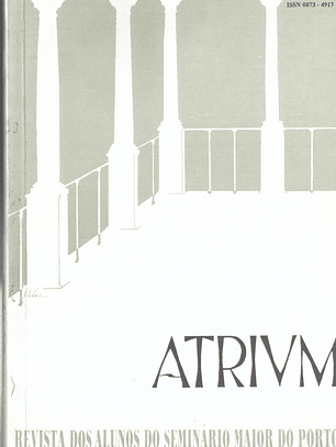 Atrium - Revista dos alunos do seminário maior do Porto