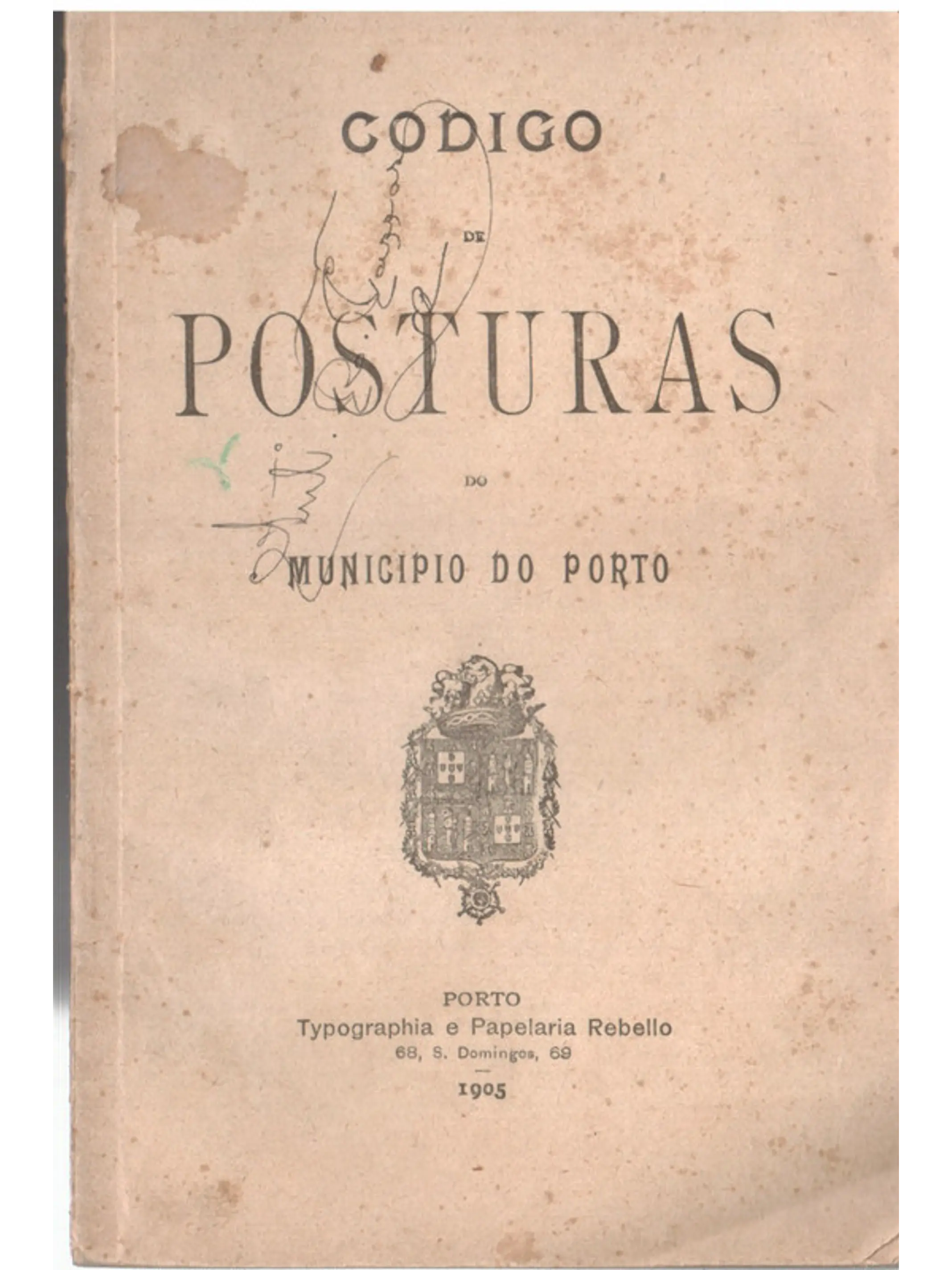 Código de posturas do município do Porto 1