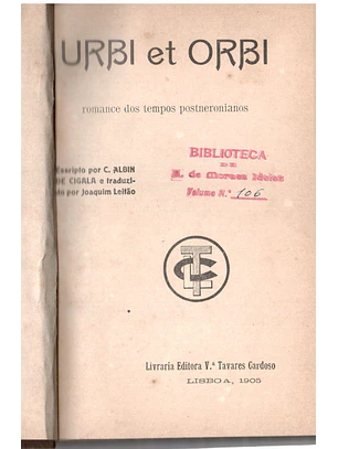 Urbi et orbi romance dos tempos postneronianos