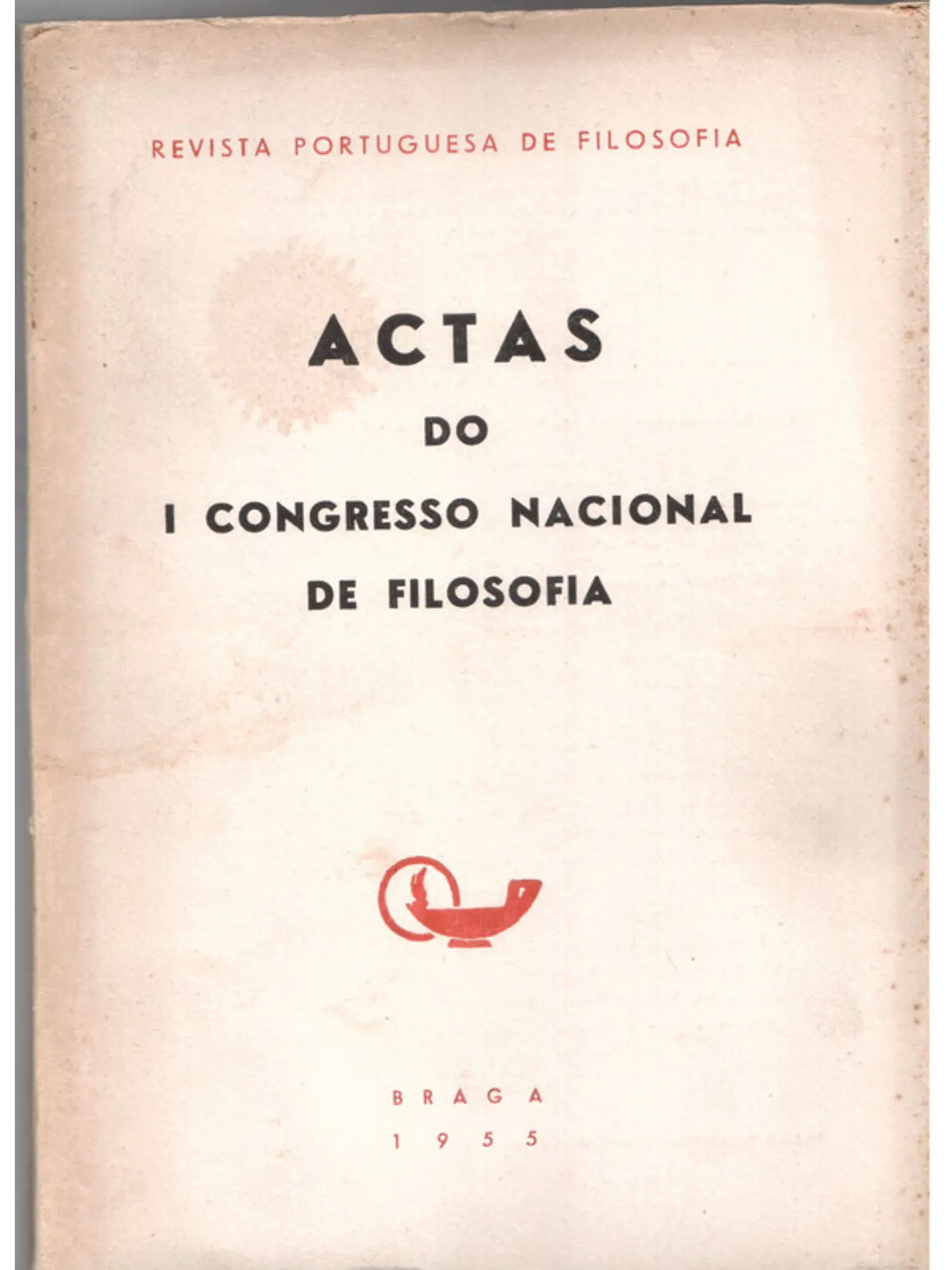 Revista - Actas do primeiro Congresso Nacional de filosofia 1
