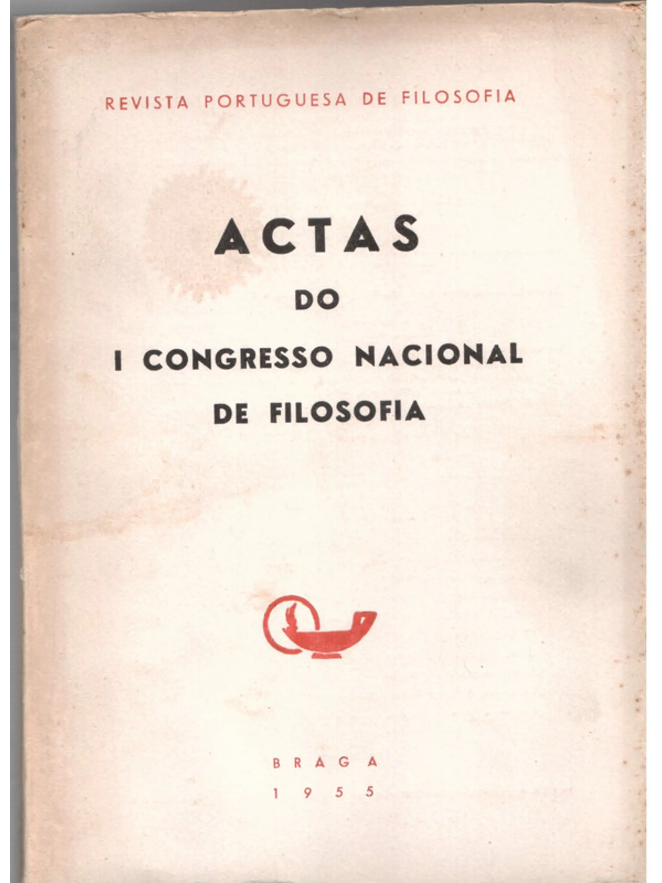 Revista - Actas do primeiro Congresso Nacional de filosofia 1