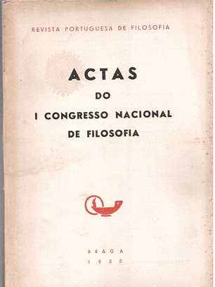Revista - Actas do primeiro Congresso Nacional de filosofia