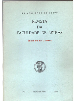 Revista da faculdade de letras - volume 2