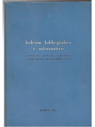 Boletim bibliográfico e informativo