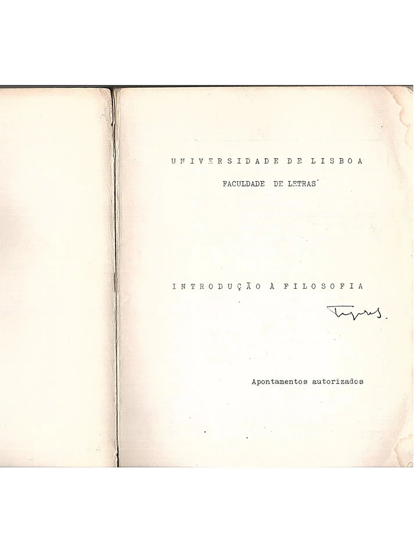 Introdução à filosofia apontamentos autorizados 1