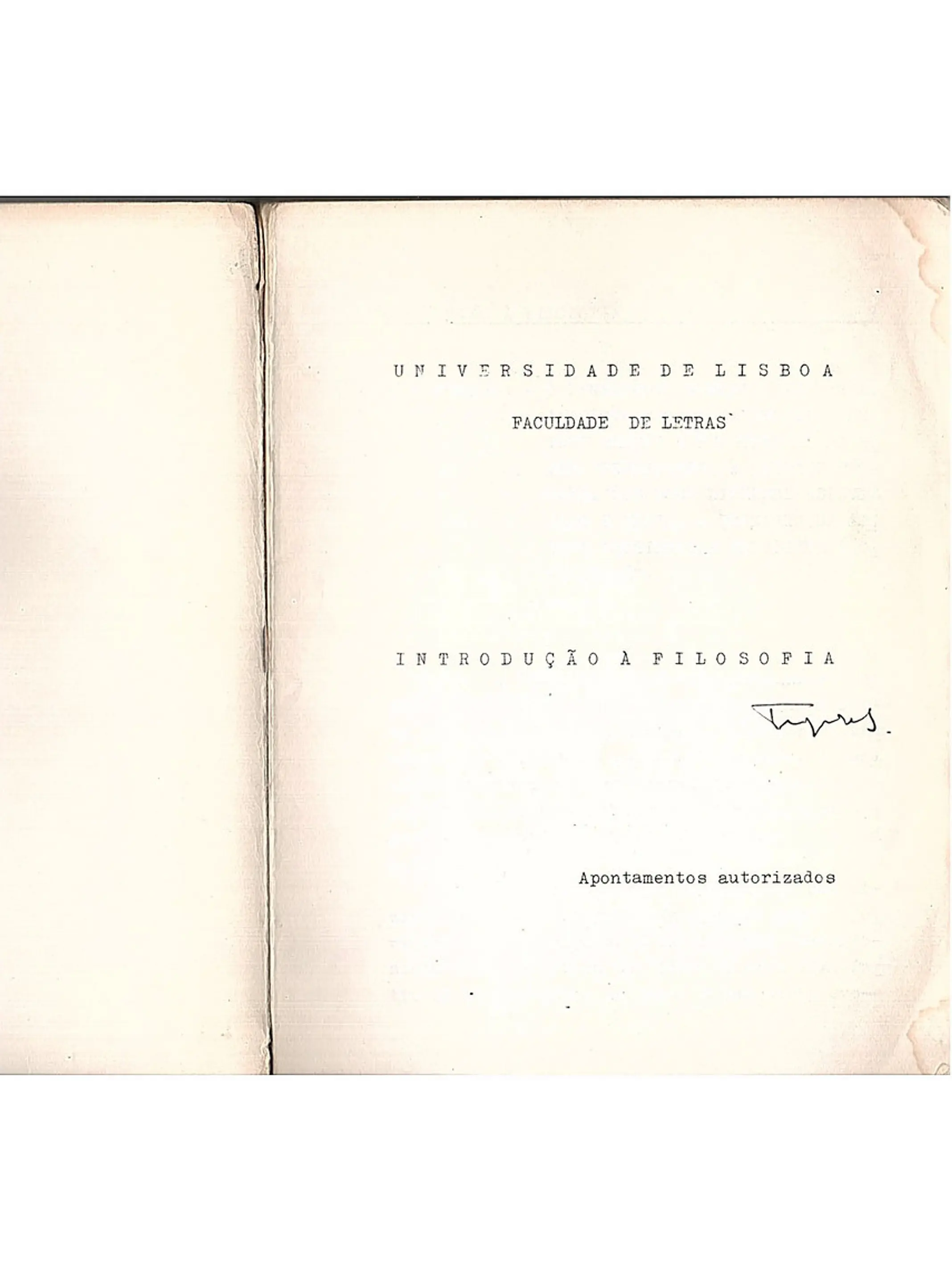Introdução à filosofia apontamentos autorizados 1