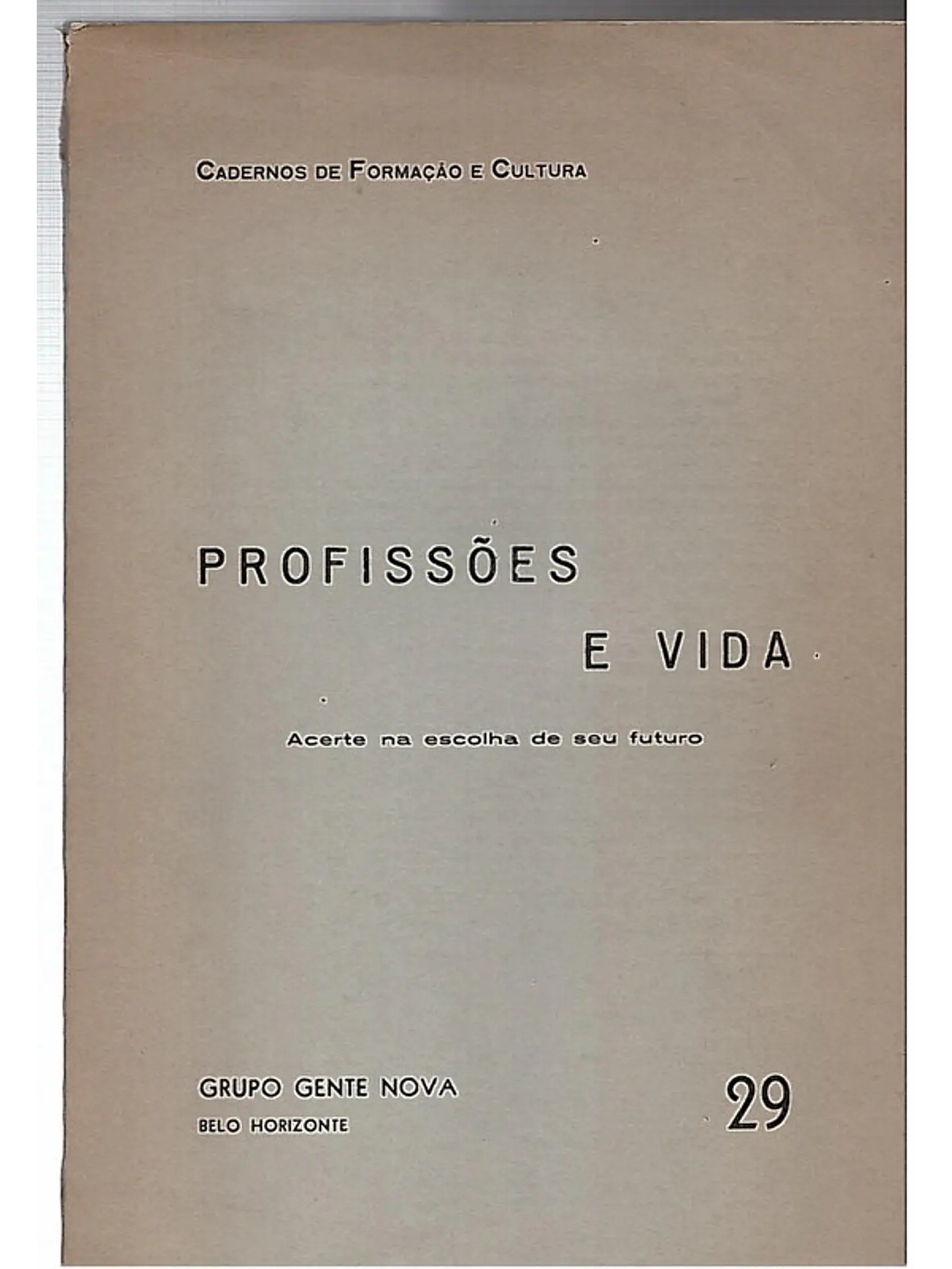 Profissões e vida 1