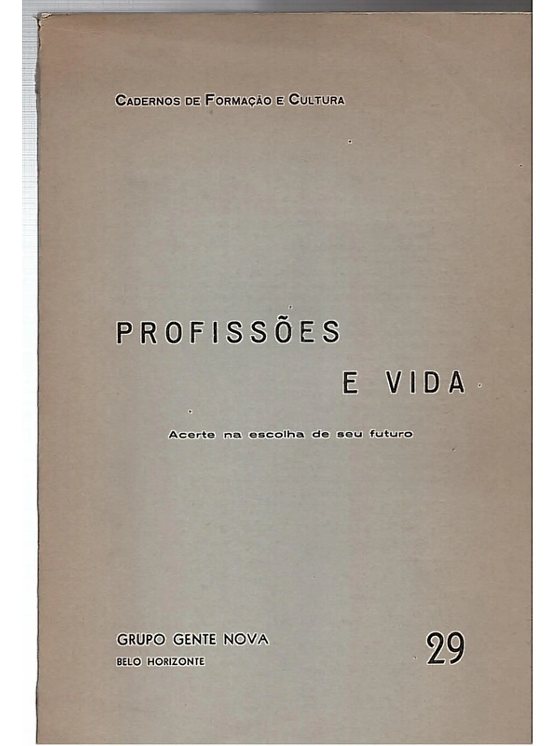 Profissões e vida 1