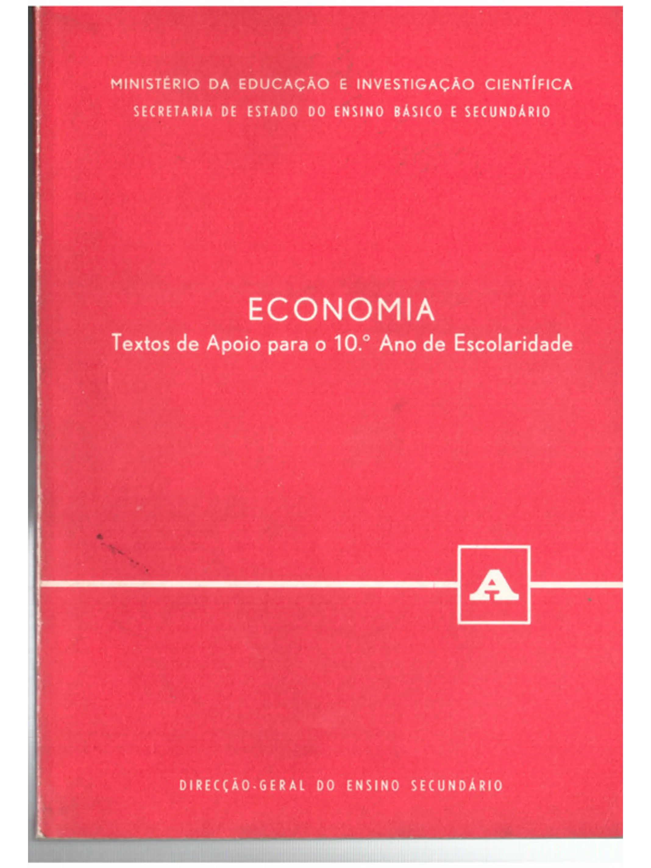 Economia textos de apoio para o décimo ano de escolaridade 1