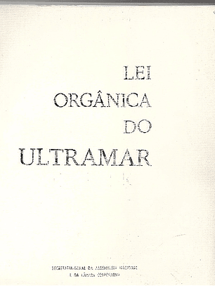 Lei orgânica do ultramar