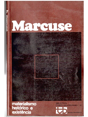 Marcuse materialismo histórico e existência