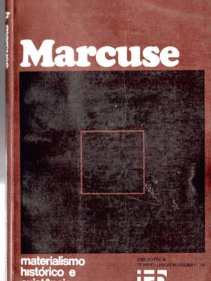 Marcuse materialismo histórico e existência