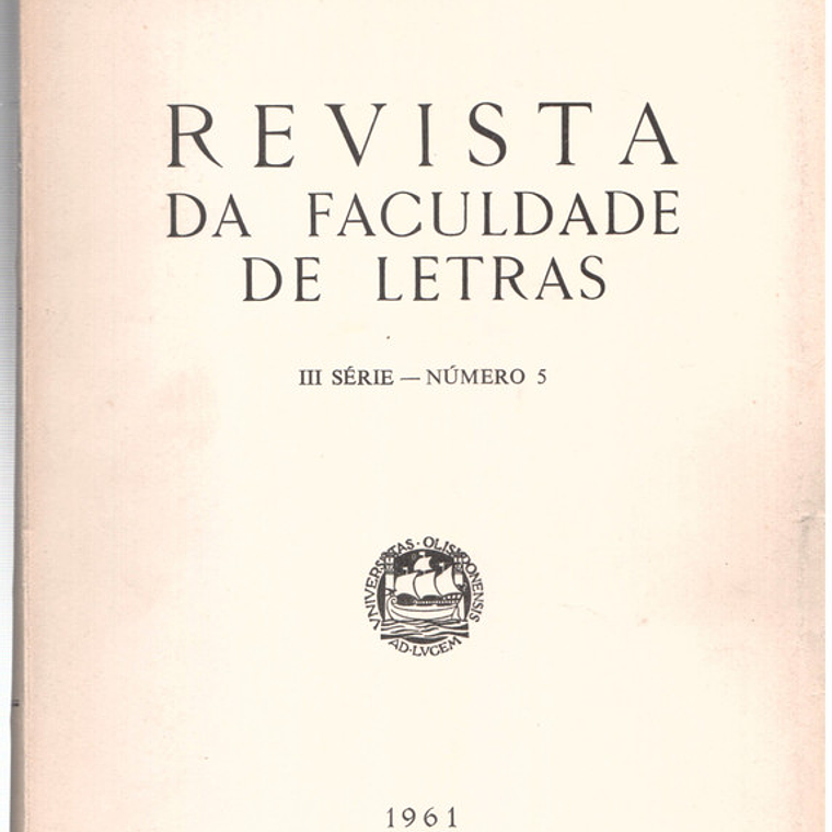 Revista da faculdade de letras - numero 5 1