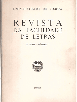 Revista da faculdade de letras - numero 7
