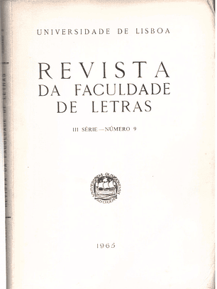 Revista da faculdade de letras - numero 9