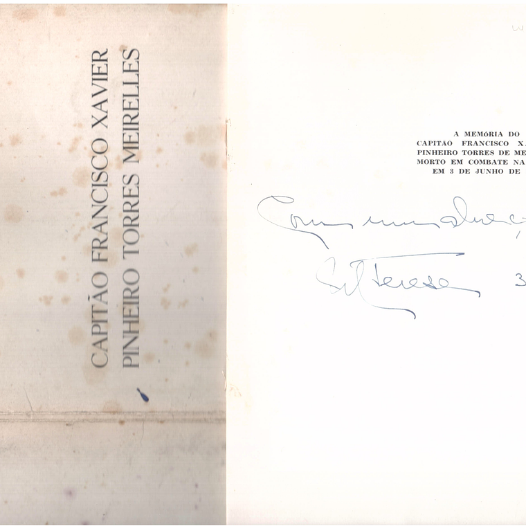 Capitão Francisco Xavier Pinheiro Torres Meireles - Memória 1