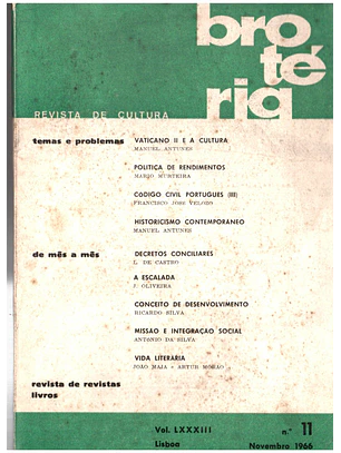 Brotéria revista de cultura volume 83