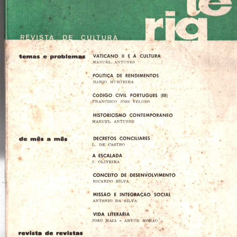 Brotéria revista de cultura volume 83 1