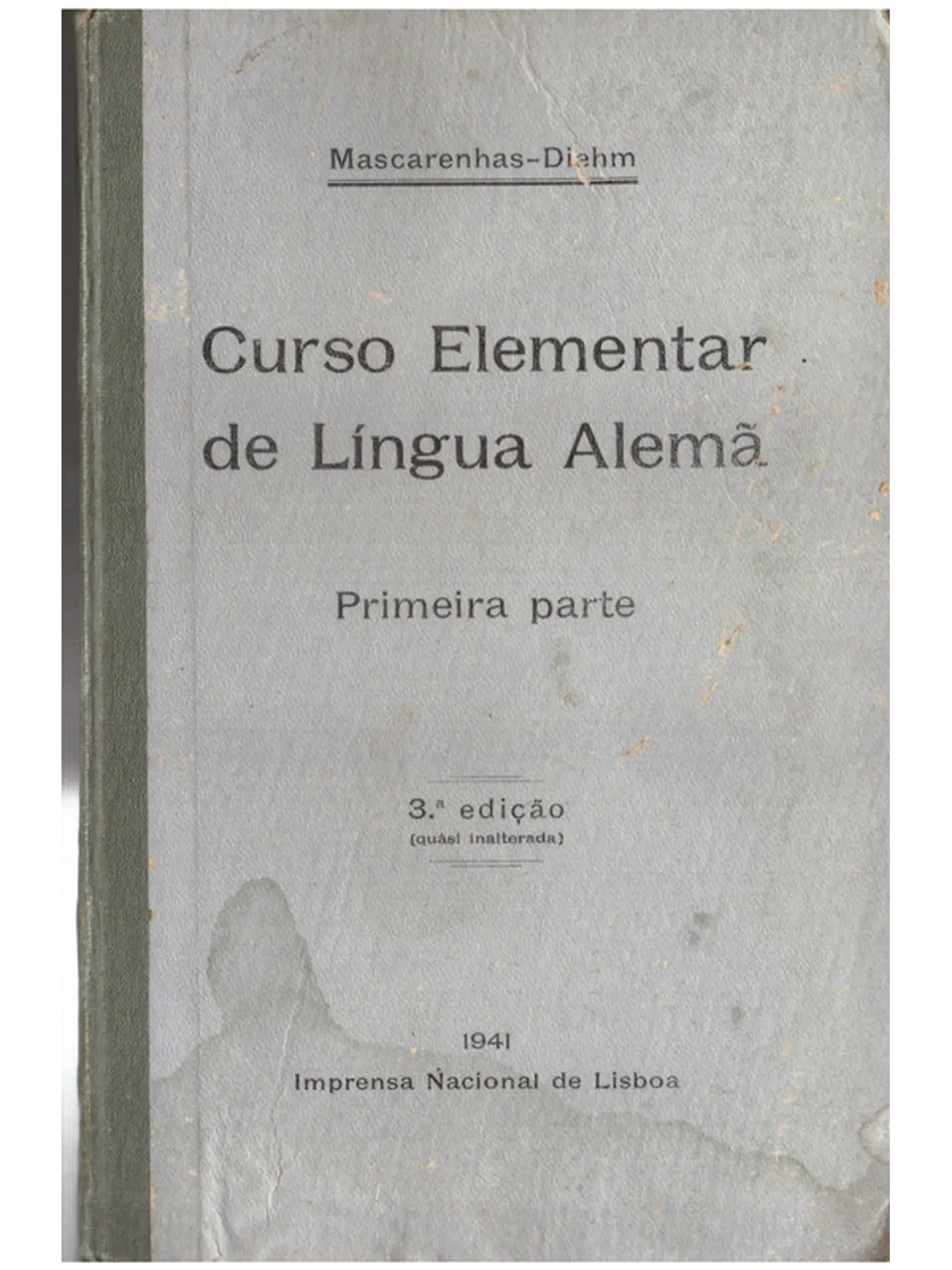Curso elementar de língua alemã 1