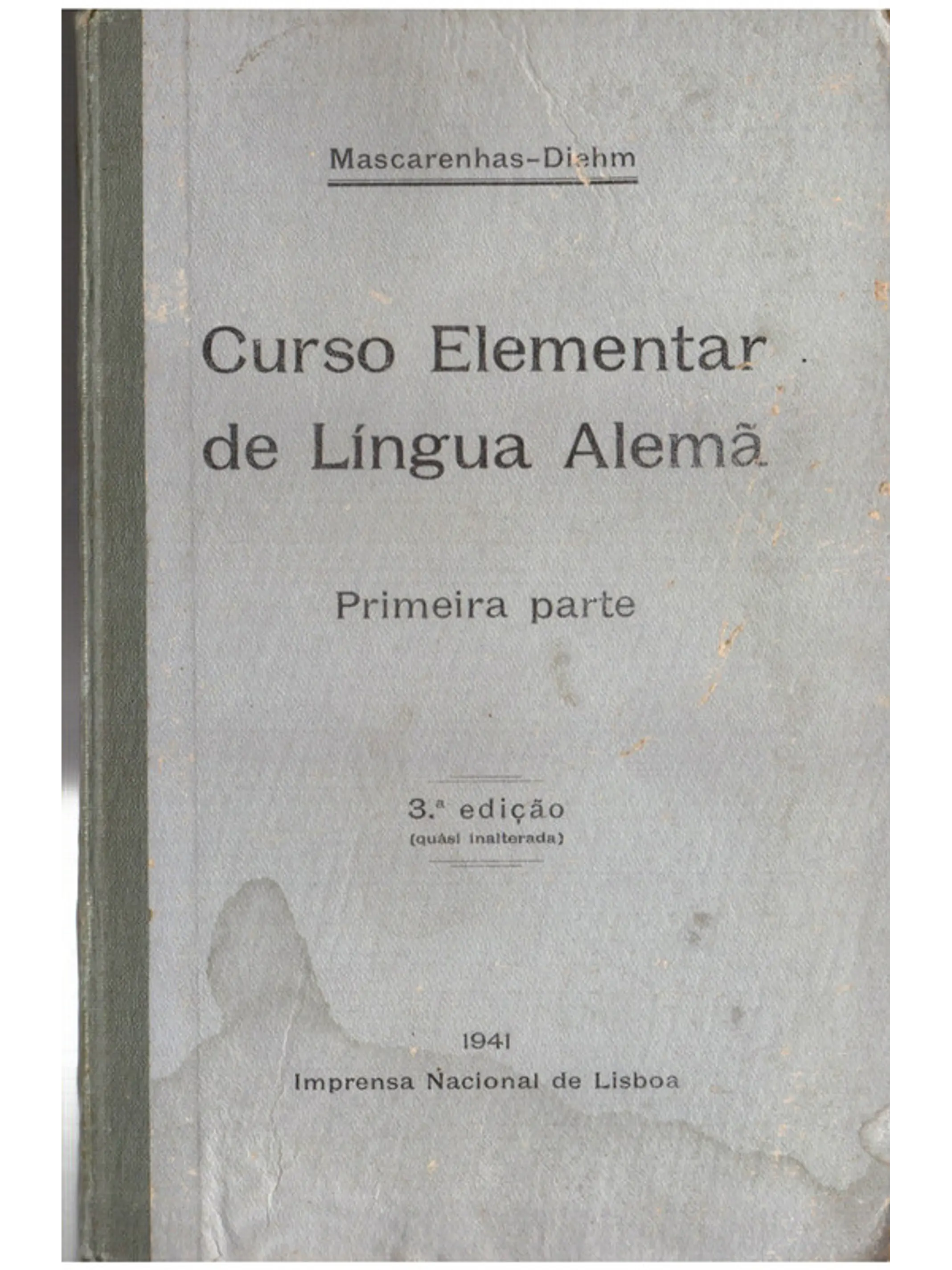 Curso elementar de língua alemã 1