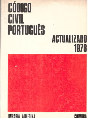 Código civil português actualizado 1978