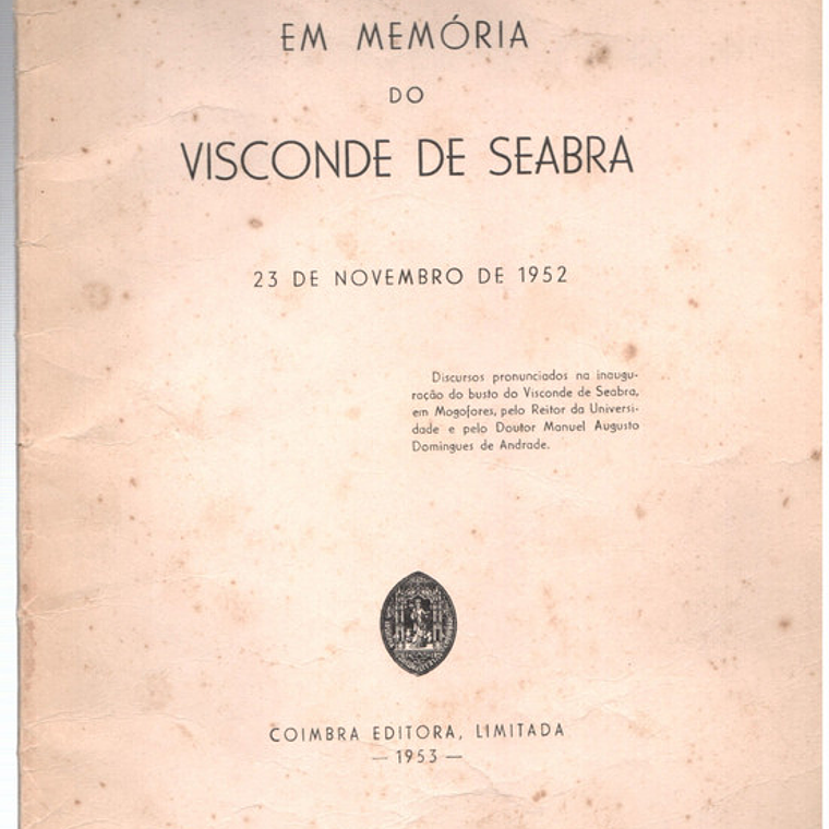 Em Memória do Visconde de Seabra 1