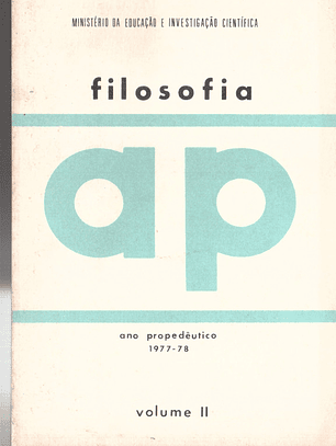 Filosofia ano propedeutico 1977 - 1978 volume 2