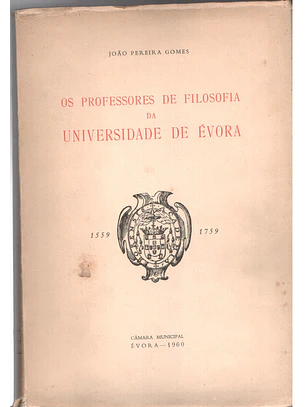 Os professores de filosofia da universidade de Évora