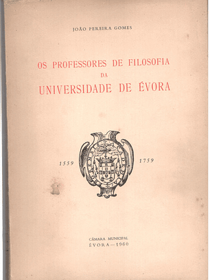 Os professores de filosofia da universidade de Évora