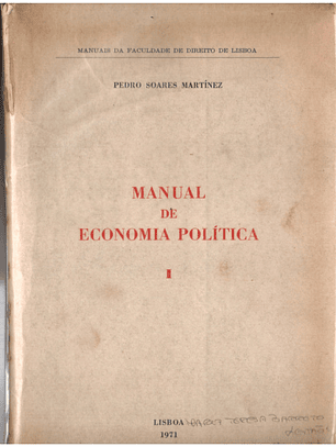 Manual de economia política