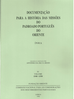 Documentação para a história das missões do padroado português do oriente - India 4