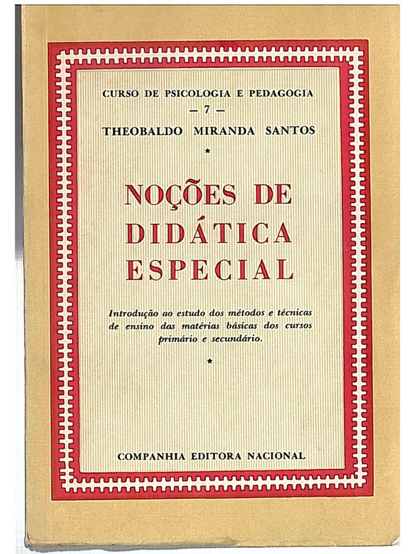 Noções de didática especial 1