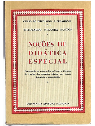 Noções de didática especial
