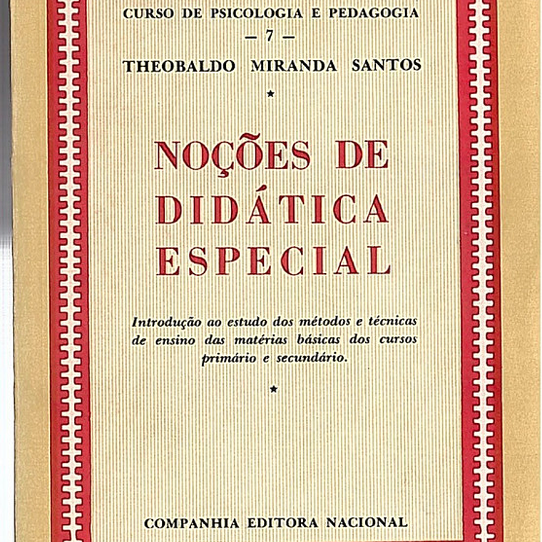 Noções de didática especial 1