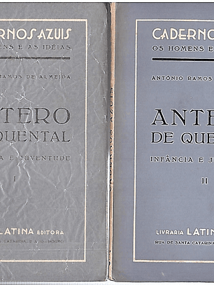 Antero de Quental - Infância e juventude - Volume 2
