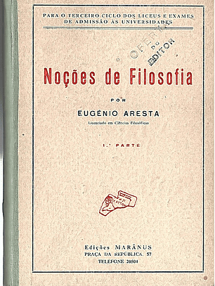Noções de filosofia - 1a parte