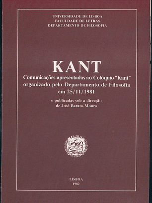 Kant - Comunicações apresentadas ao Colóquio 