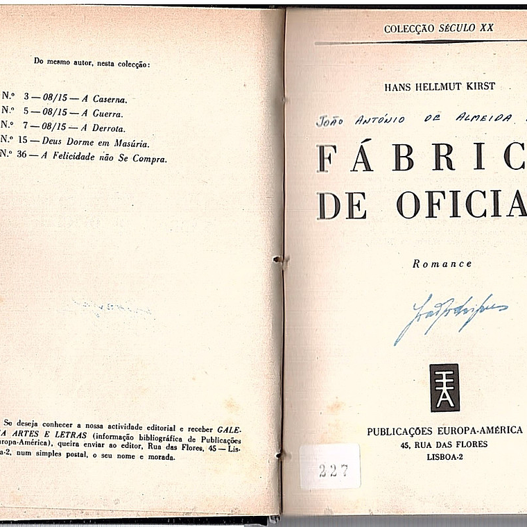 Fábricas de oficiais 1